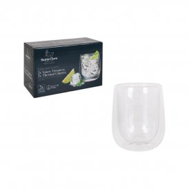 Inde Glasset Santa Clara Borosilikatglas 250 ml 2 Delar