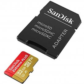 Micro-SD Minneskort med Adapter SanDisk SDSQXBG-032G-GN6MA