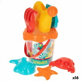 Colorbaby Strandleksaker set polypropen (16 antal)