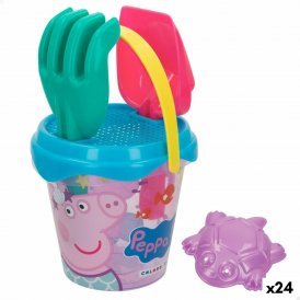Peppa Pig Strandleksaker set 14 x 12, 5 cm (24 antal)