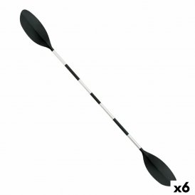 Intex Åra Kajak 17, 5 x 218 cm Svart Aluminium