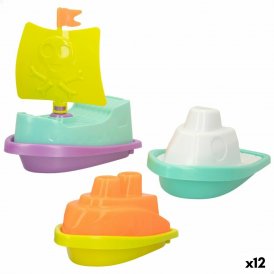 Colorbaby Strandleksaker set Colorbaby 3 Delar Båt polypropen (12 antal)