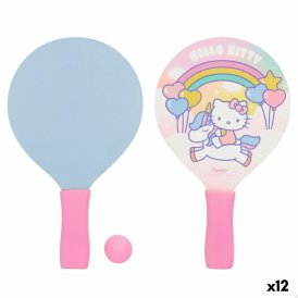 Hello Kitty Strandspadar med boll Trä (12 antal)