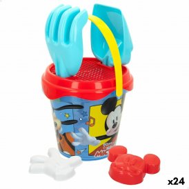 Mickey Mouse Strandleksaker set Ø 14 cm Plast (24 antal)