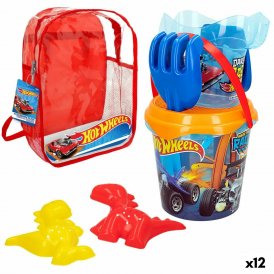 Hot Wheels Strandleksaker set Ø 18 cm polypropen (12 antal)