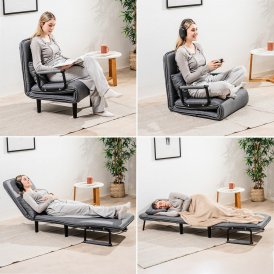 4-i-1 konvertibel bäddsoffa för en person Softfa InnovaGoods