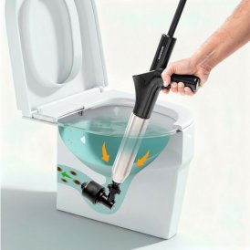 Högtrycks tryckluftsavloppsrensare med tillbehör och 5-i-1 manometer Jetpro InnovaGoods