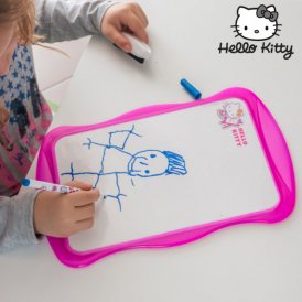 Dubbelsidig whiteboard Hello Kitty