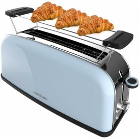 Cecotec Brödrost Toastin' time 850 Long W blå rostfritt stål