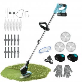 Cecotec Multiverktyg Röjsåg FastCut 4000 4-i-1 650W 21V vridbart huvud Svart