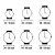 Light Time Herrklocka SPEED WAY (Ø 48 mm) Silikon