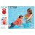 Intex Uppblåsbar badväst 50 x 47 cm orange Plast