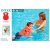 Intex Uppblåsbar badväst 50 x 47 cm orange Plast