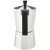Valira Italiensk Kaffepanna VITRO 9T Silvrig Aluminium 9 Koppar Svart