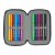 Real Federación Española de Fútbol Real Federación Española de Fútbol Dubbelt pennfodral RFEF M854 Röd 12. 5 x 19. 4 cm (28 Dela