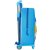 Schulrucksack 3D mit Rädern 705 Baby Shark M020H Blau 27 x 32 x 10 cm
