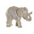 Dekorativ Figur DKD Home Decor 27,5 x 13,5 x 21 cm Elefant Gyllen Kolonial