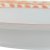 Djup tallrik DKD Home Decor Orange Porslin (2 pcs) (21.5 x 3.5 x 3.5 cm)