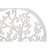 Wanddekoration DKD Home Decor Weiß Metall Baum (2 pcs) (40 x 1 x 40 cm)