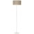 Stehlampe DKD Home Decor Beige Metall Polyester Weiß Rattan (40 x 40 x 158 cm)
