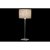 Bordlampe DKD Home Decor Beige Metall Polyester Hvit Rotting 220 V 50 W (25 x 25 x 63 cm)