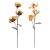 Dekorativa blommor DKD Home Decor Gul Orange EVA (etylvinylacetat ) (2 pcs)