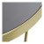 Beistelltisch DKD Home Decor 8424001835089 Kristall Schwarz Gold Stahl Marmor (82 x 82 x 40 cm)