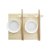 Sushiset DKD Home Decor Bambu Plast Stengods Vit Naturell Orientalisk 28,8 x 19,8 x 3 cm (7 Delar) (28,8 x 19,8 x 3 cm)