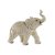 Dekorativ Figur DKD Home Decor Beige Elefant Kolonial Strippet ned 30 x 40 cm 19 x 8 x 18 cm