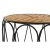 Set van 2 kleine tafels DKD Home Decor 46 x 46 x 52 cm Zwart Metaal Bruin Bamboe