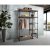 Garderobe DKD Home Decor Braun Schwarz Metall Mango-Holz 130 x 47 x 205 cm