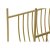 DKD Home Decor Tidningsställ Speglar Gyllene Metall (76 x 35 83 cm)