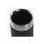 DKD Home Decor Tandborsthållare Svart Silvrig Harts Rostfritt stål 7 x 10, 5 cm (12 antal)