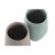 DKD Home Decor Tandborsthållare Grön beige Dolomite 8 x 11 cm (2 antal) keramik