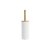 DKD Home Decor Toalettborste 9 x 35, 5 cm Naturell Vit polypropen