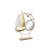 DKD Home Decor Prydnadsfigur Speglar Gyllene Metall Medelhavs (53 x 9 67 cm)