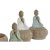 Home ESPRIT Prydnadsfigur Vit Grön Turkos Orientalisk 11 x 15 cm (3 antal)