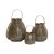 Home ESPRIT Set med ljusstakar Gyllene Metall 25 x 28 cm (3 antal)