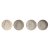 Home ESPRIT Tallriksset Home ESPRIT Brun beige Porslin 20 x 20 x 4 cm