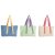 Damväska Home ESPRIT Blå Vit Grön 67 X 14 X 36 CM (3 antal)