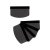 KSIX Sminkapplikator Skärmskydd Mobiltelefon Svart (5 pcs) Plast
