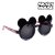 Barnsolglasögon Mickey Mouse Svart Röd