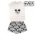 Schlafanzug Minnie Mouse Weiß (Erwachsene) Damen