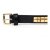 Hundhalsband Gloria Duna Svart Gyllene (40 x 2 cm)