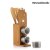 Magnestisches Gewürzstreuer-Set mit Bambus-Zubehör Bamsa InnovaGoods 7 Stücke