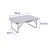 Marbueno Bord Aluminium Vikbart Bord D19 Blandat Camping och Strand 56X34X24,5 cm 10015