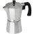 JATA Italiensk Kaffepanna CCA6 * Silvrig 6 Koppar Aluminium