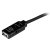 USB-kabel Startech USB2AAEXT10M Svart