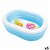 Intex Uppblåsbar plaskpool för barn Intex Oval Blå Vit 230 L 163 x 46 x 107 cm (6 antal)