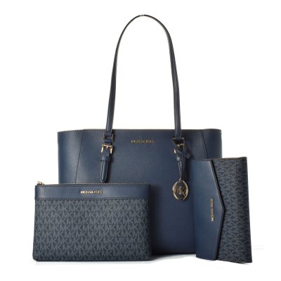 Damväska Michael Kors CHARLOTTE Blå 34 x 27 x 11 cm
